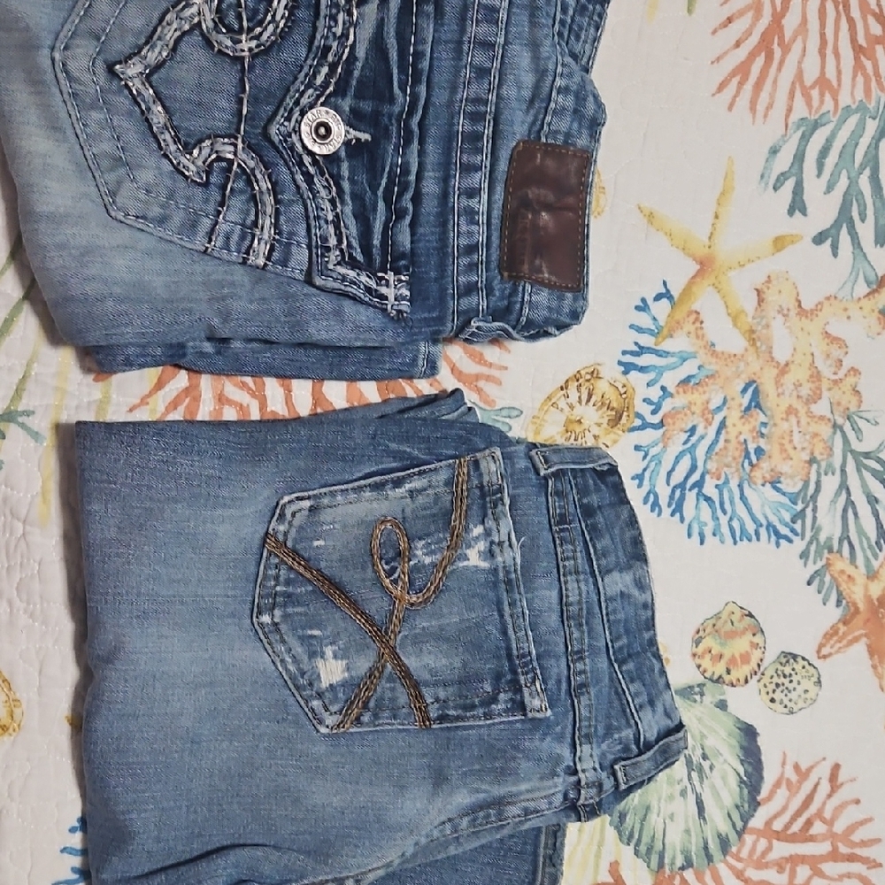 Big Star Light Blue Denim Jeans And Bke Jeanss